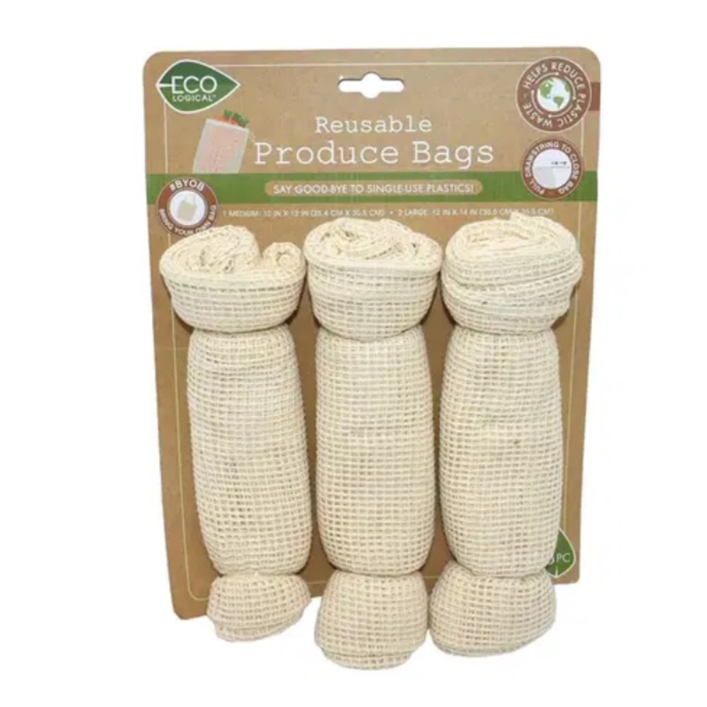 Eco-Friendly Produce Bag Set - 3 Piece